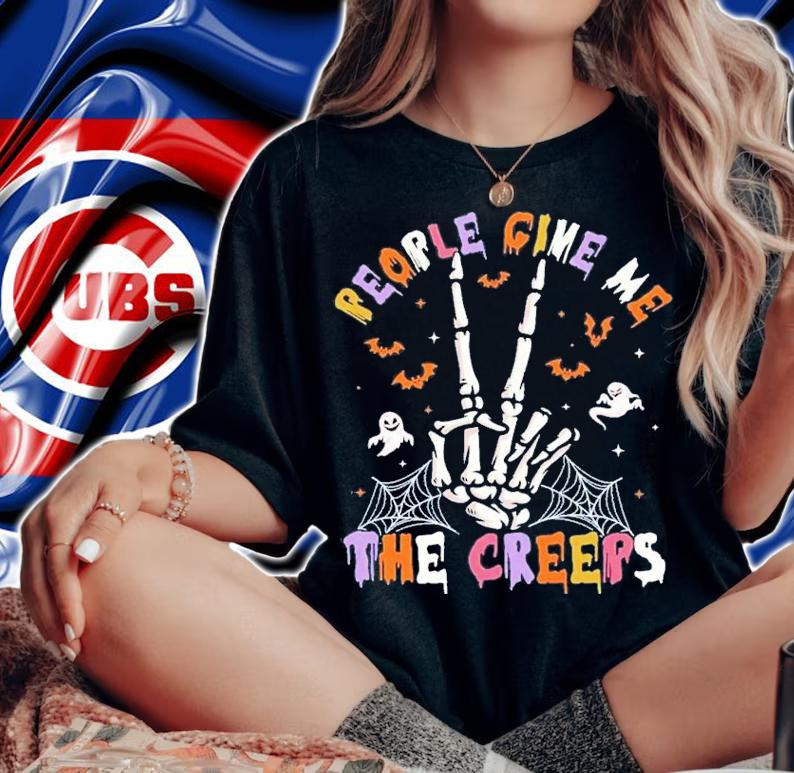 Give Me The Creeps Halloween T-Shirt t-shirt woman shirt