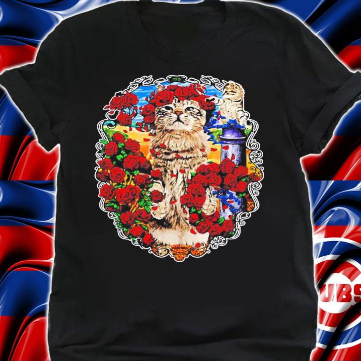 Grateful Cats And Roses Grateful Dead Band Shirt t-shirt