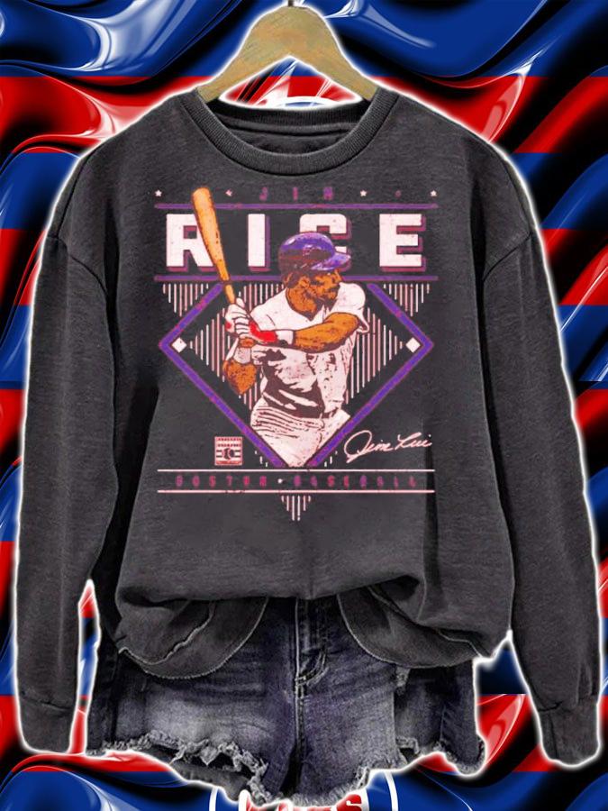 Jim Rice Boston Diamond Name Baseball Signatures Shirt t-shirt