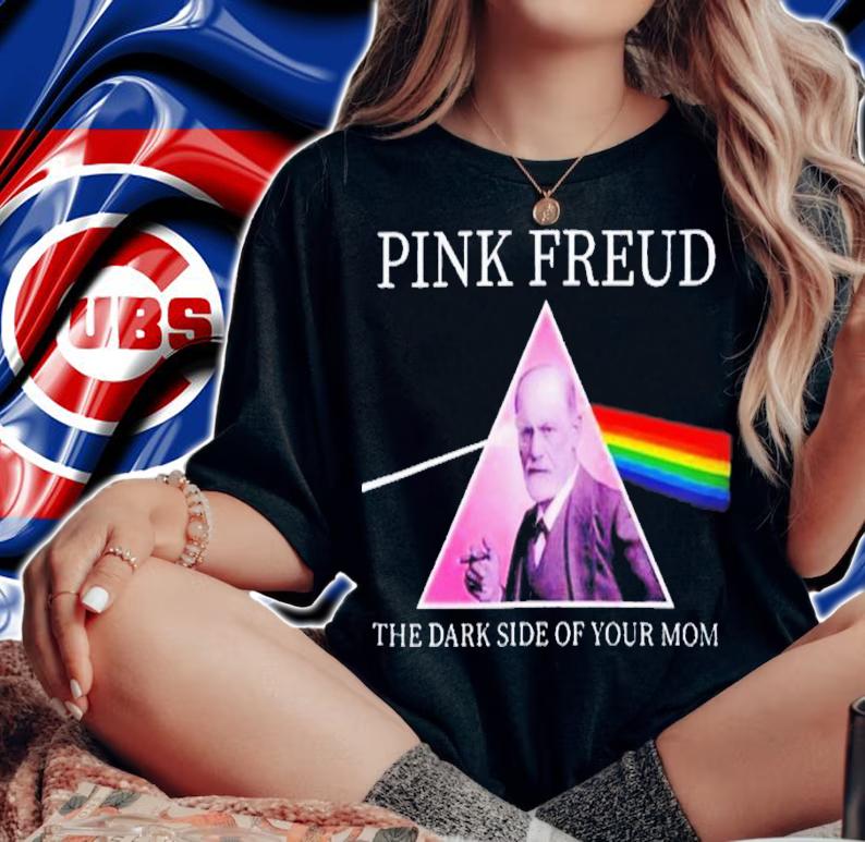 Psychology Pink Freud The Dark Side Of Your Mom T-Shirt t-shirt
