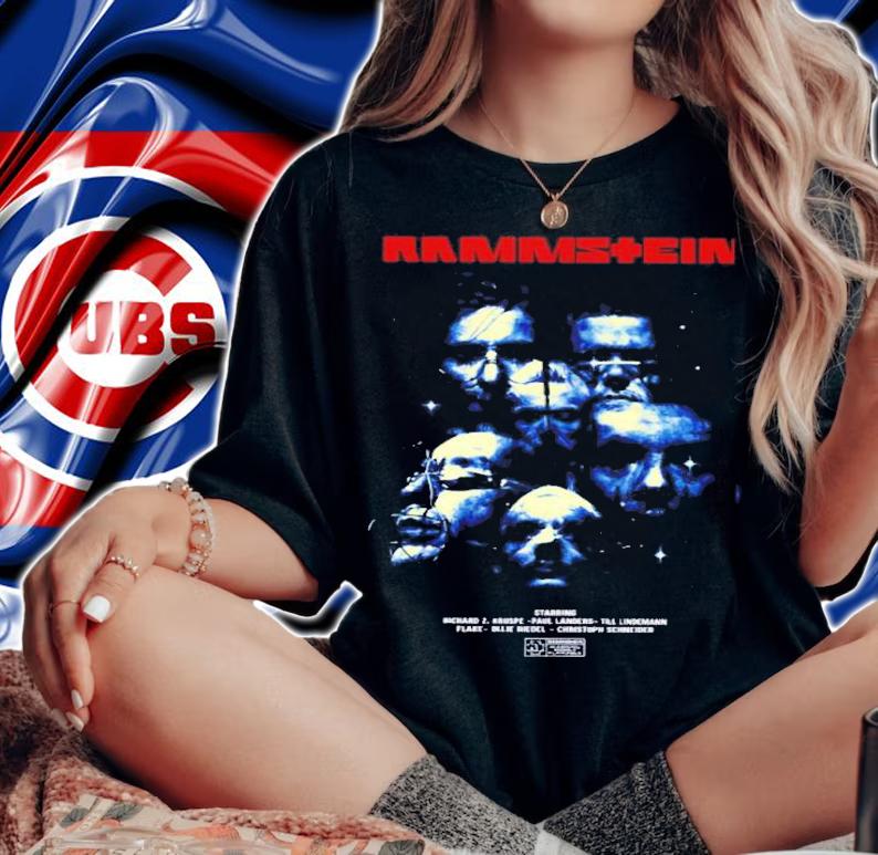 Rammstein Sehnsucht Movie Member Signatures Shirt t-shirt