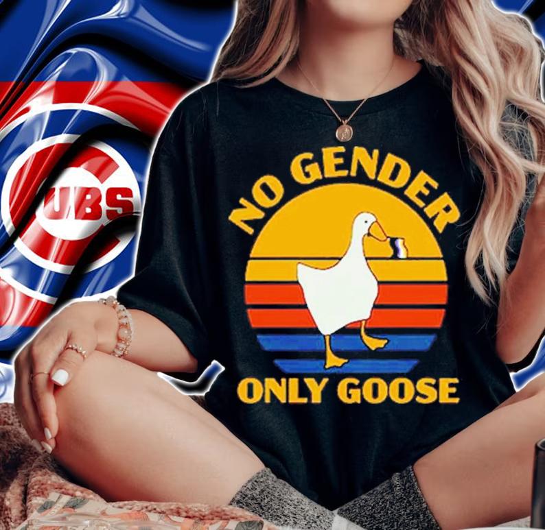 No Gender Only Goose Vintage Shirt t-shirt woman shirt