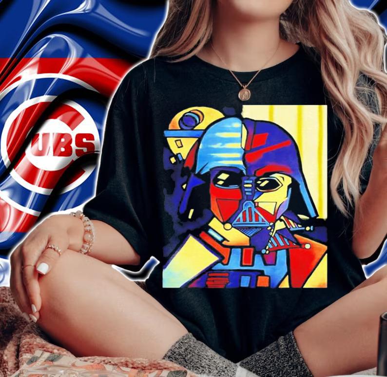 Star Wars Darth Vader Picasso Cubism Helmet T-Shirt t-shirt