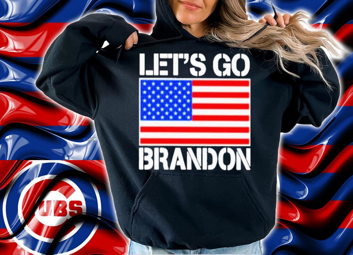 Trending 2022 Lets Go Brandon American flag Shirt t-shirt hoodie