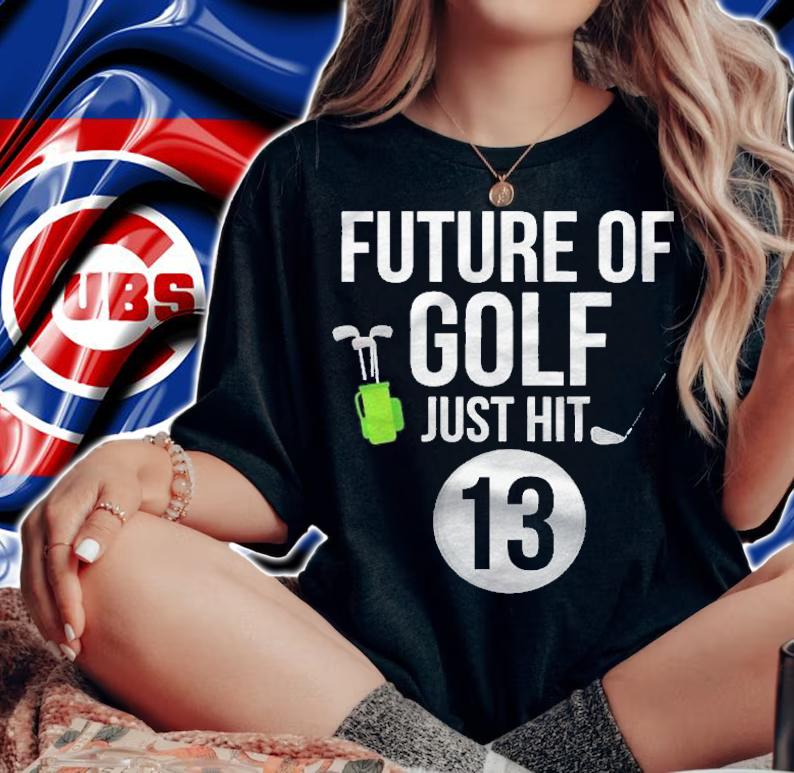 13Th Birthday Golf 13 Years Old Birthday Gift Shirt t-shirt woman shirt