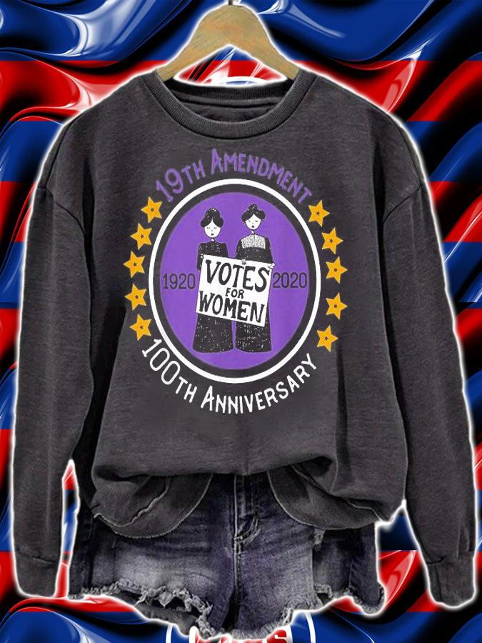 19th Amendment XIX Suffragette 100th Anniversary Feminist T-Shirt t-shirt sweatshirt
