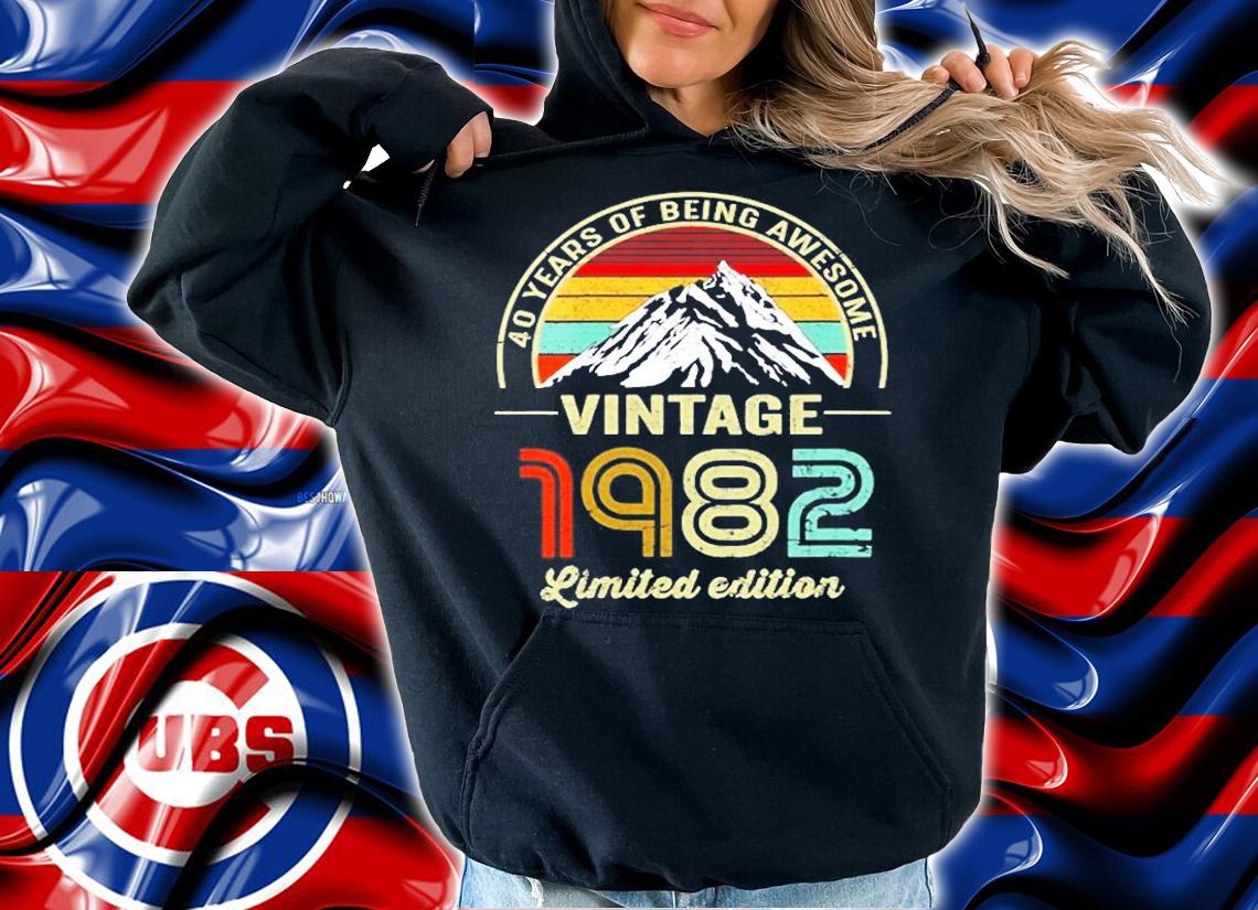 40 Years Old Vintage 1982 Limited Edition T-Shirt t-shirt