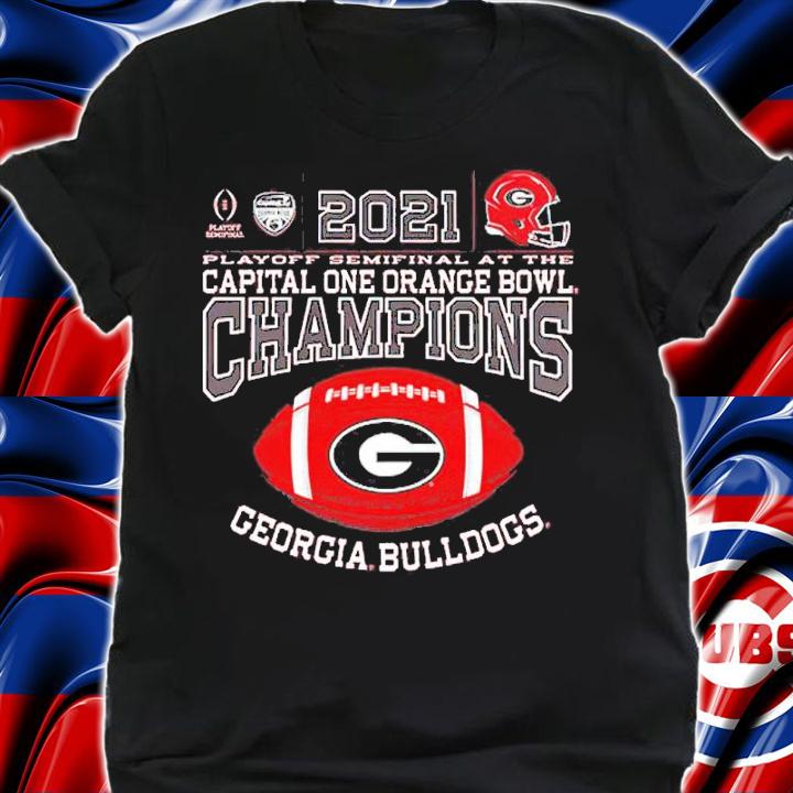 2021 Playoff Semifinals at the Capital One Orange Bowl Champions Georgia Bulldogs shirt t-shirt shirt
