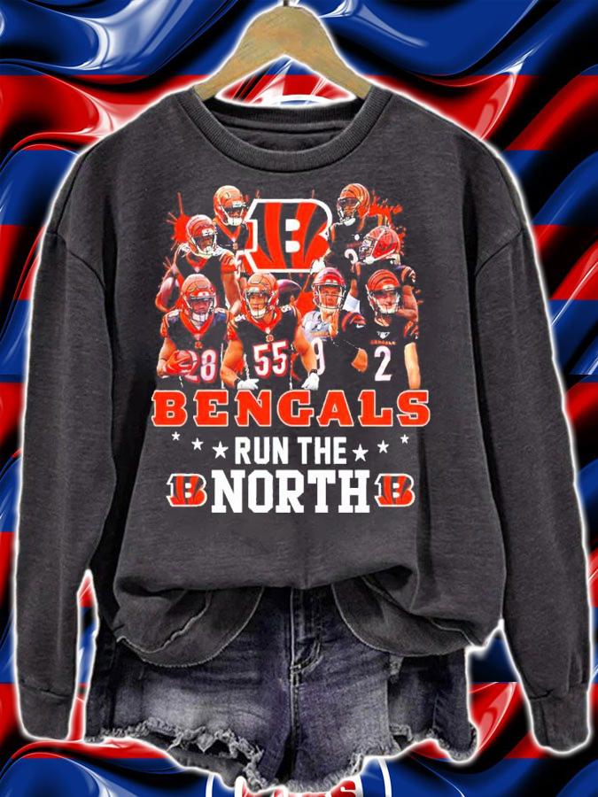 2022 Bengals Run The North Cincinnati Bengals AFC North Champions NFL Shirt t-shirt sweatshirt
