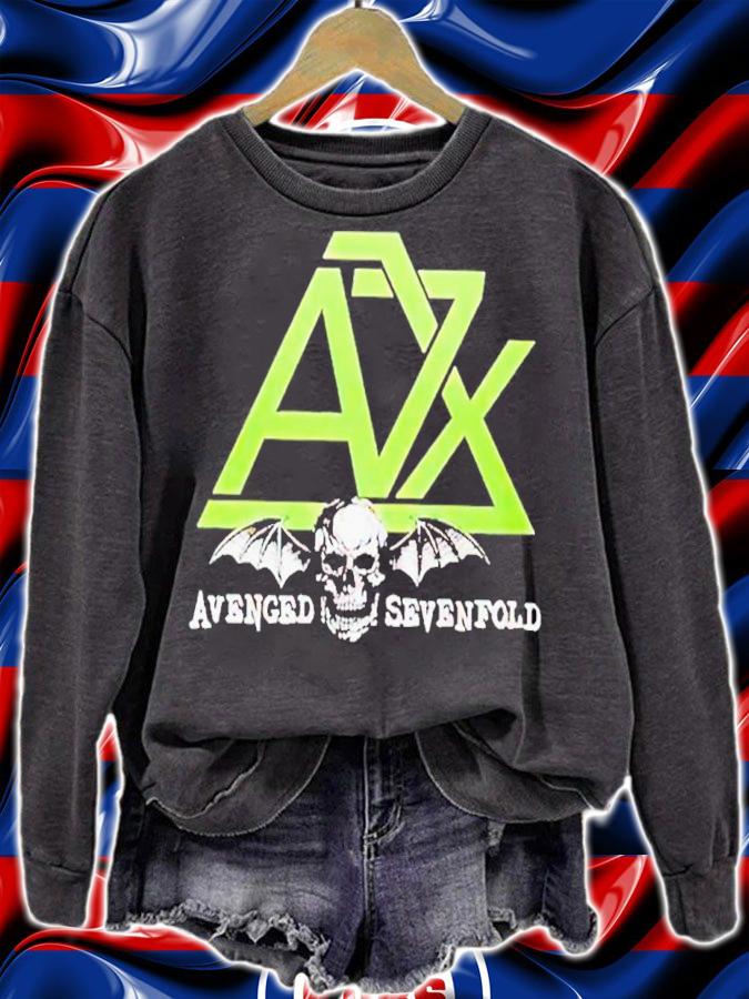 A7x Avenged Sevenfold Skull Bat Shirt t-shirt