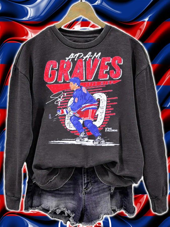 Adam Graves New York R Comet Hockey Signatures Shirt t-shirt sweatshirt