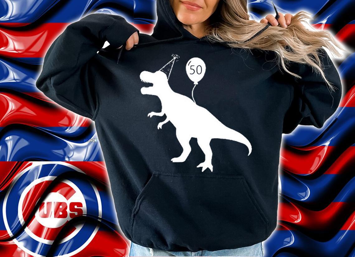 Adult Dinosaur 50th Birthday Gift T-Shirt t-shirt