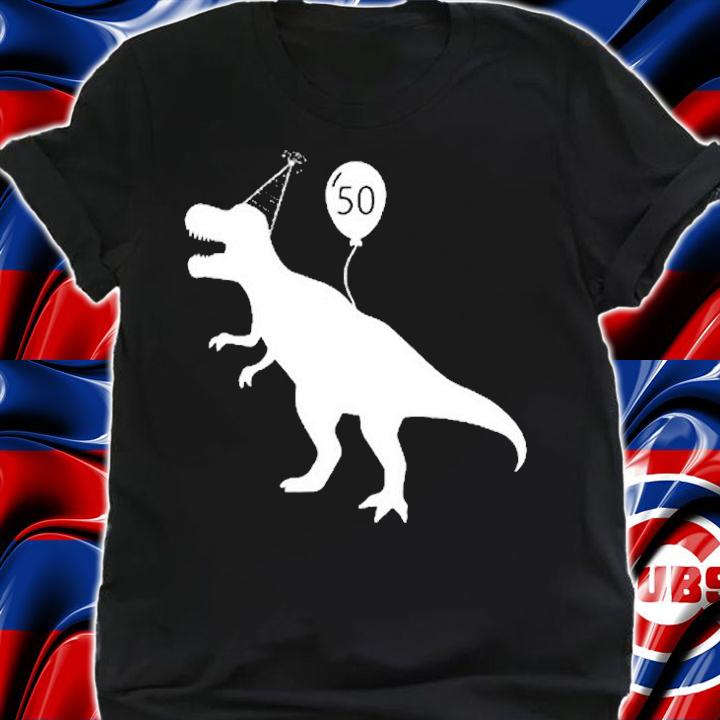 Adult Dinosaur 50th Birthday Gift T-Shirt t-shirt