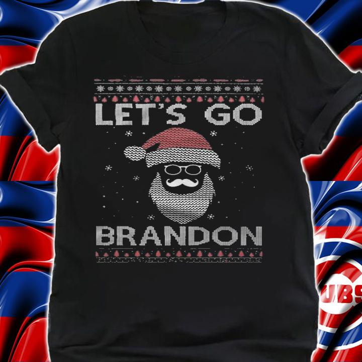 Anti Biden let's Go Brandon Biden Ugly Christmas T-Shirt t-shirt