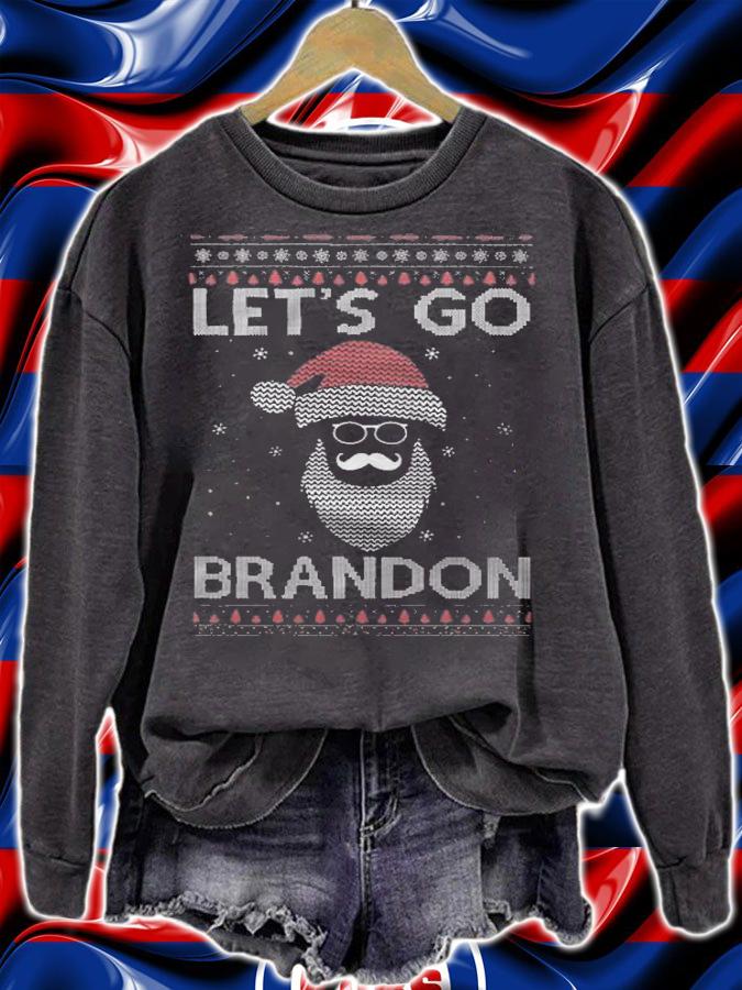 Anti Biden let's Go Brandon Biden Ugly Christmas T-Shirt t-shirt