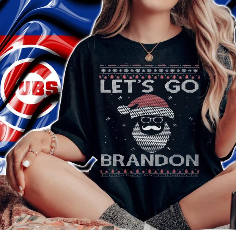 Anti Biden let's Go Brandon Biden Ugly Christmas T-Shirt t-shirt