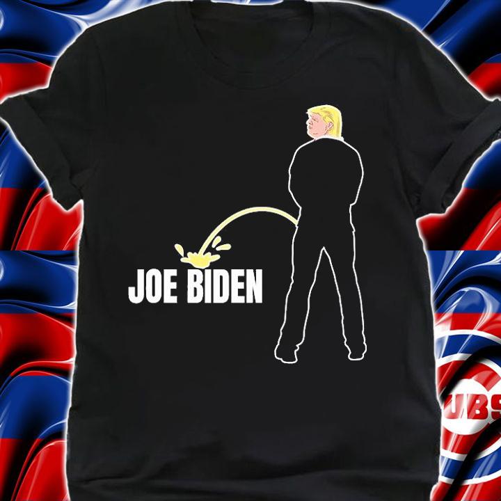 Anti Joe Biden Pro Donald Trump Pissing On Joe Biden T-Shirt t-shirt shirt