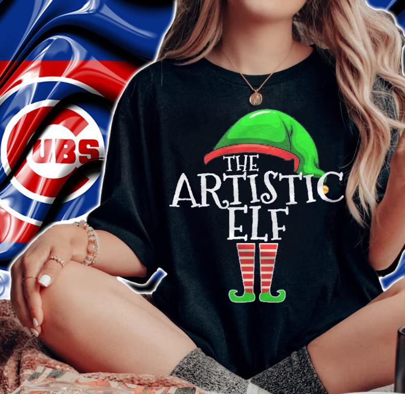 Artistic Elf Group Matching Family Christmas Gift Outfit Art Shirt t-shirt