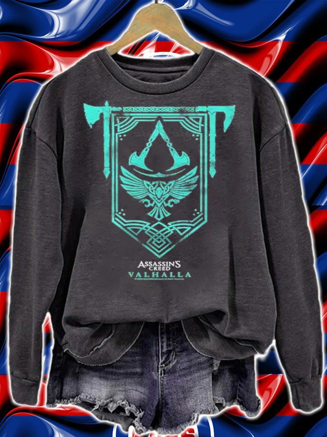 Assassins Creed Valhalla Banner Pullover T-shirt t-shirt sweatshirt