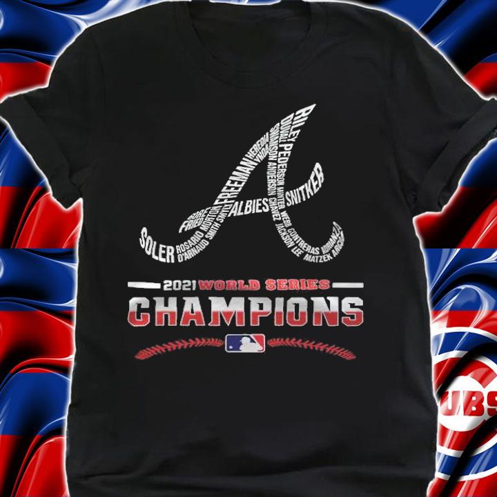 Atlanta Braves 2021 World Series Champions Shirt t-shirt shirt