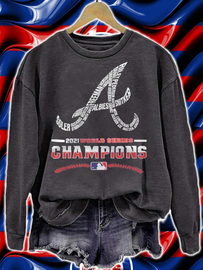 Atlanta Braves 2021 World Series Champions Shirt t-shirt sweatshirt