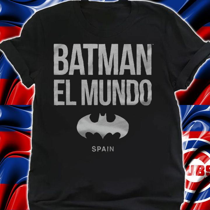 Batman El Mundo The World Spain icon T-shirt t-shirt
