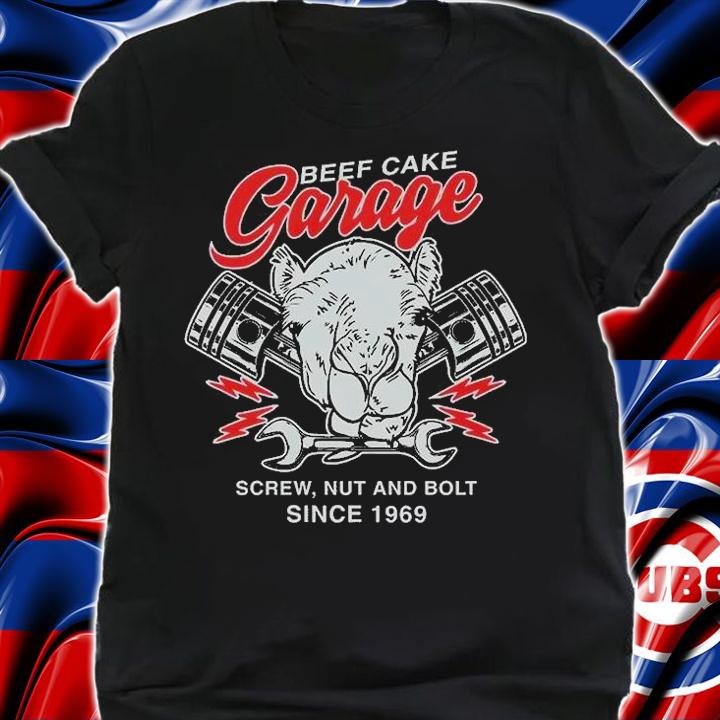 Beef Cake Garage Screw Nut And Bolt Since 1969 T-Shirt t-shirt