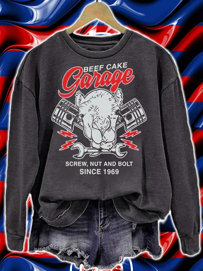 Beef Cake Garage Screw Nut And Bolt Since 1969 T-Shirt t-shirt