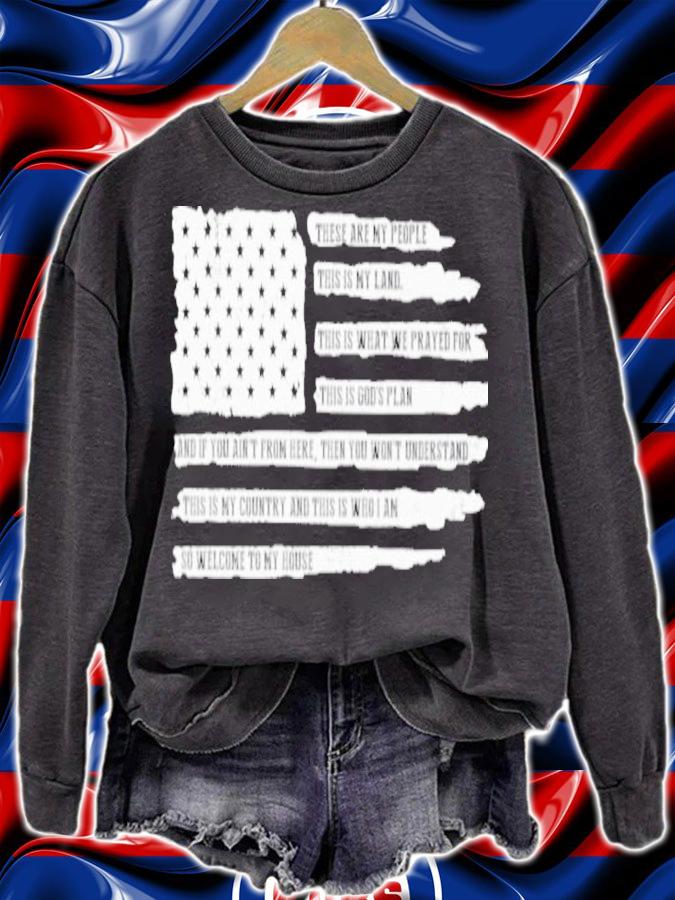 Best american Flag There Are My People This Is My Land This Is What We Prayed For Shirt t-shirt
