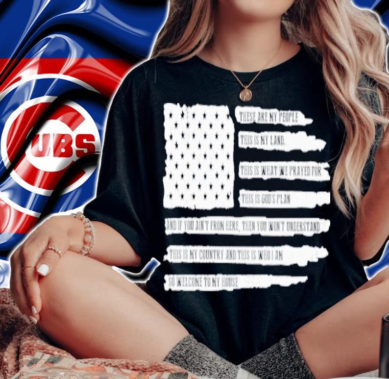 Best american Flag There Are My People This Is My Land This Is What We Prayed For Shirt t-shirt