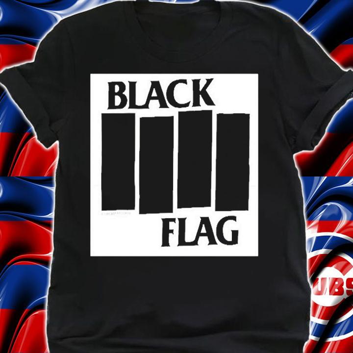Black Flag Bars And Logo T-Shirt t-shirt shirt