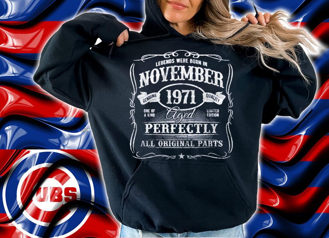 Born In November 1971 Vintage 51St Birthday All Original Shirt t-shirt