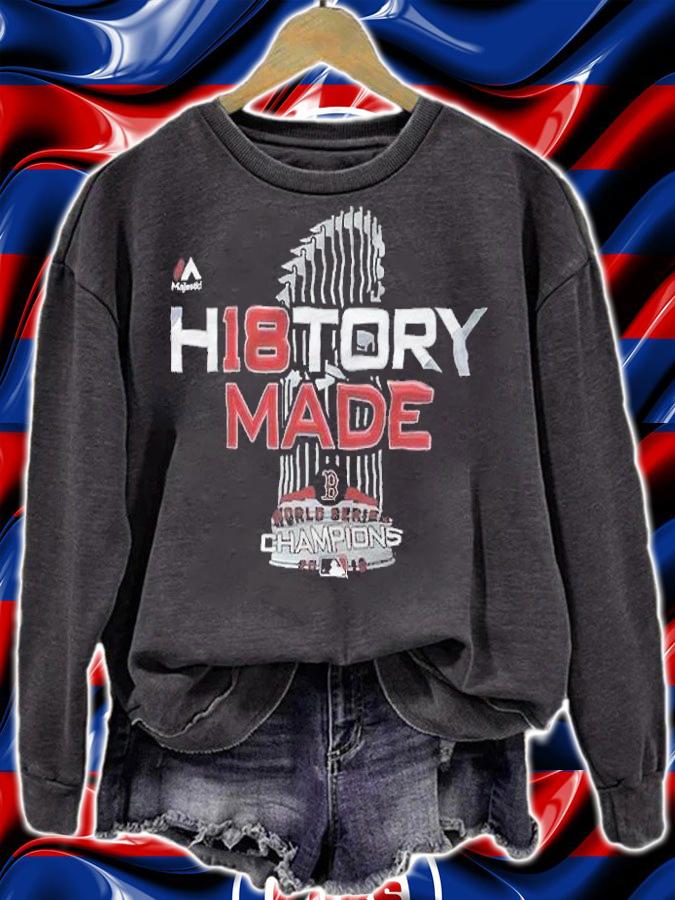 Boston red sox 2018 world series history made shirt t-shirt sweatshirt