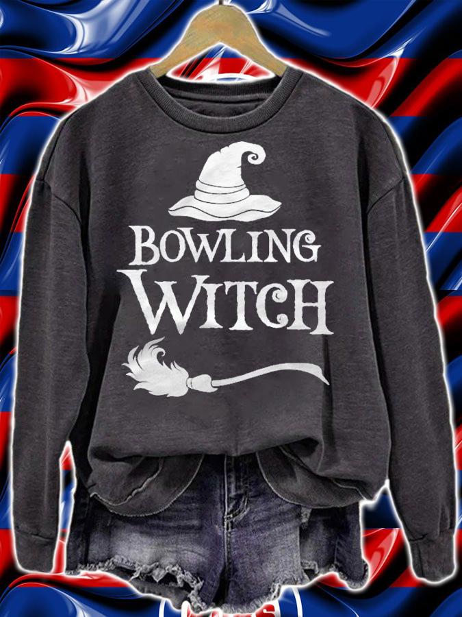 Bowling Witch Halloween Costume Bowler Shirt t-shirt sweatshirt