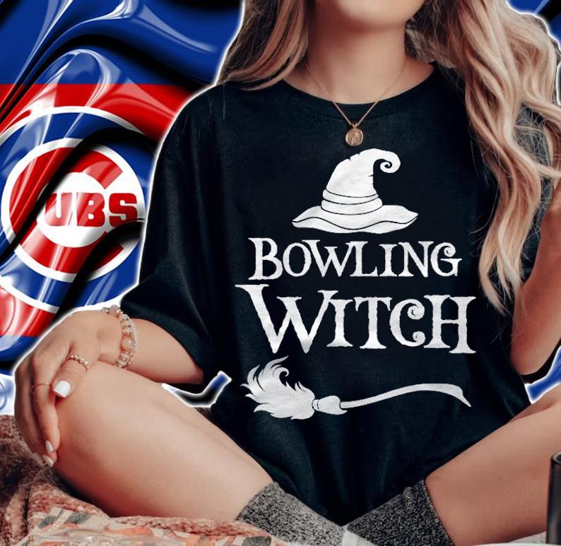 Bowling Witch Halloween Costume Bowler Shirt t-shirt woman shirt