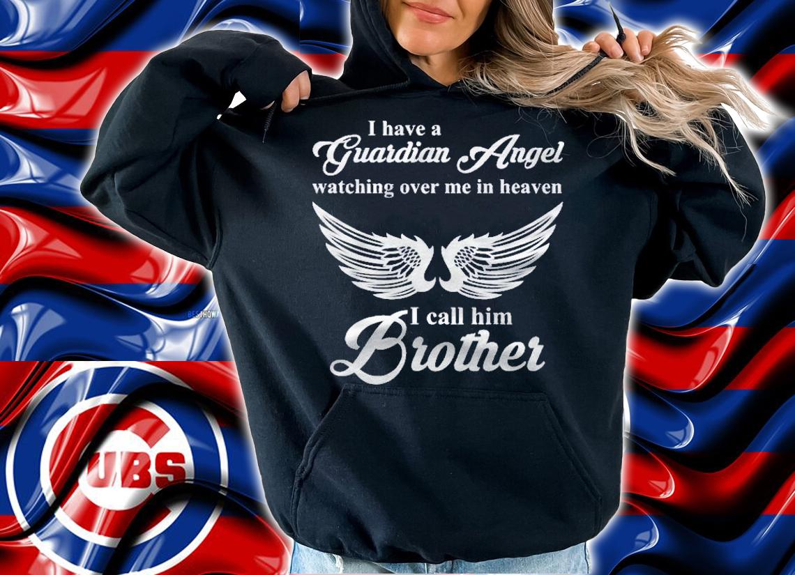 Brother Memorial Guardian Angel Watching In Heaven Shirt t-shirt