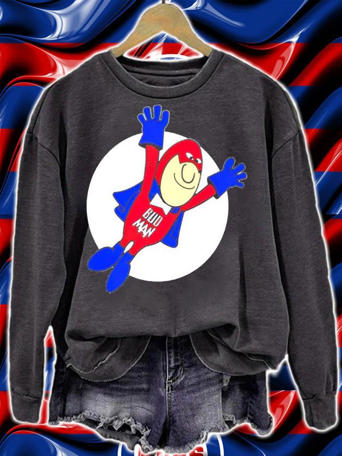 BudMan Tee Cartoons Budman Beer Funny Retro Shirt t-shirt