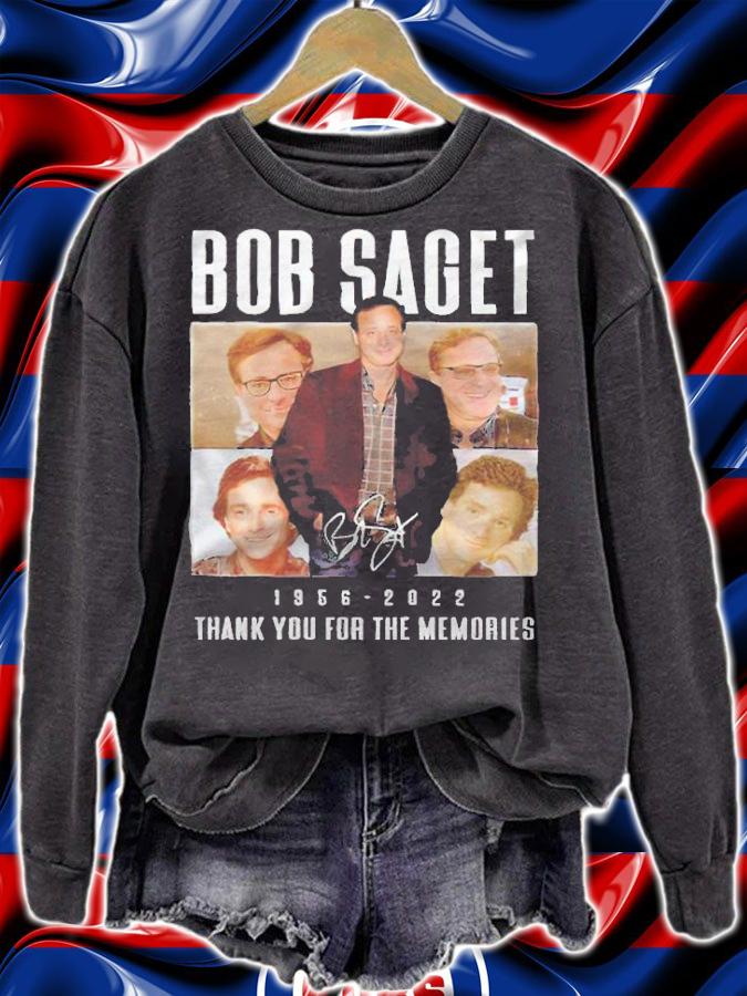 Bob Saget signature 1956-2022 thank you for the memories T-shirt t-shirt