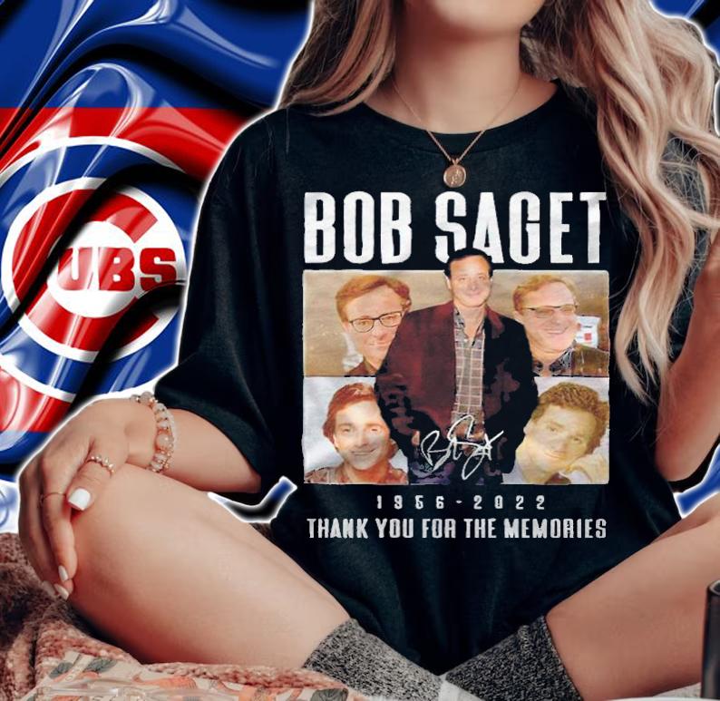 Bob Saget signature 1956-2022 thank you for the memories T-shirt t-shirt