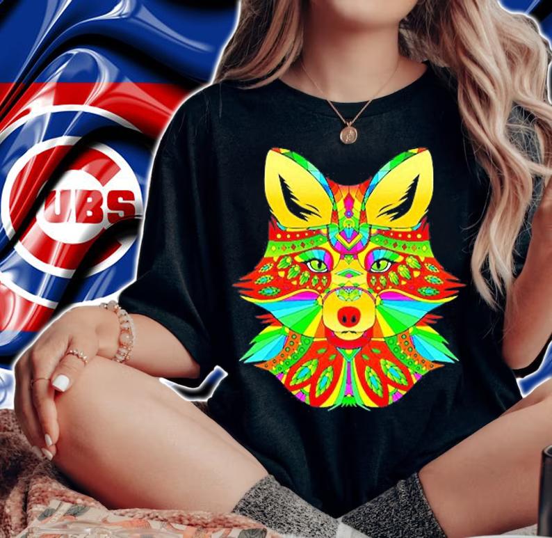 Ethnic Fox Boho Mandala Yoga T-Shirt t-shirt woman shirt