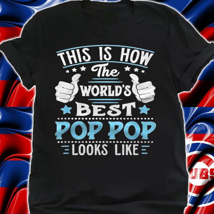 Mens Grandpa The Worlds Best Pop Pop Super Pop Pop Shirt t-shirt shirt