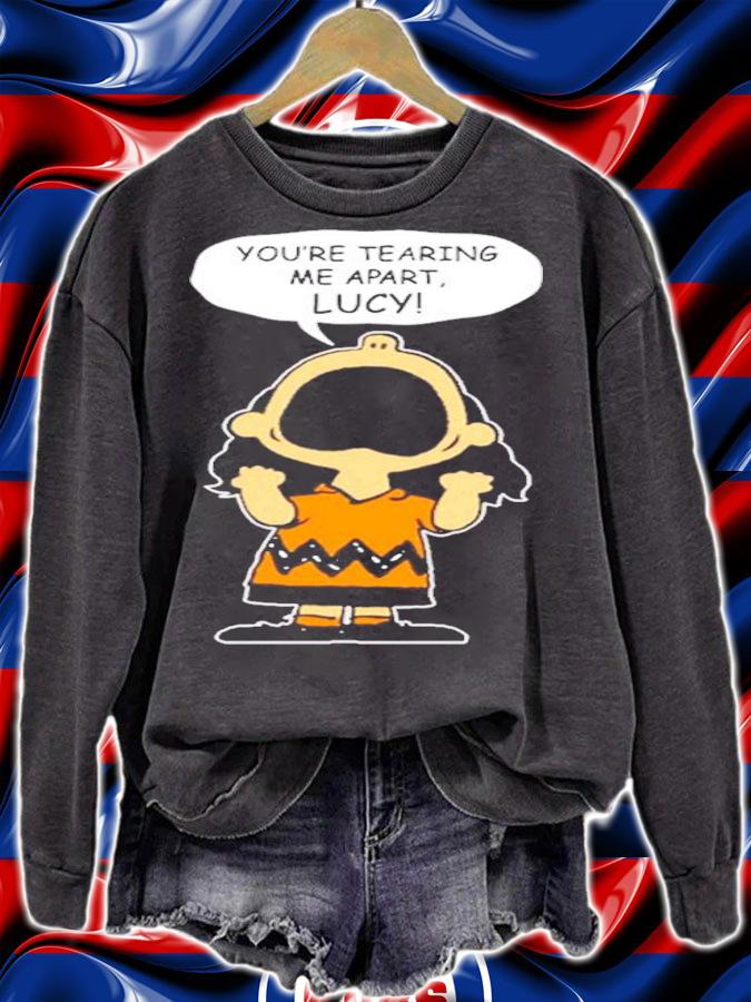 Peanuts You're Tearing Me Apart Lucy shirt t-shirt sweatshirt