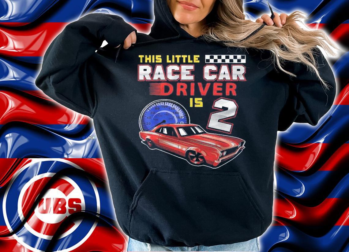Race Car 2Nd Birthday Toddler Boy Racing 2 Years Old Shirt t-shirt