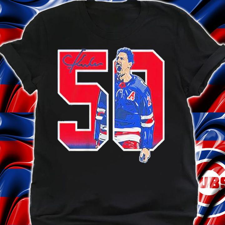 Chris Kreider 50 Goals Signature 2022 T-Shirt t-shirt