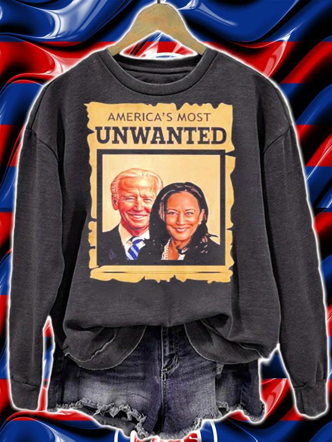 Joe Biden And Harris America's Most Unwanted Shirt t-shirt sweatshirt