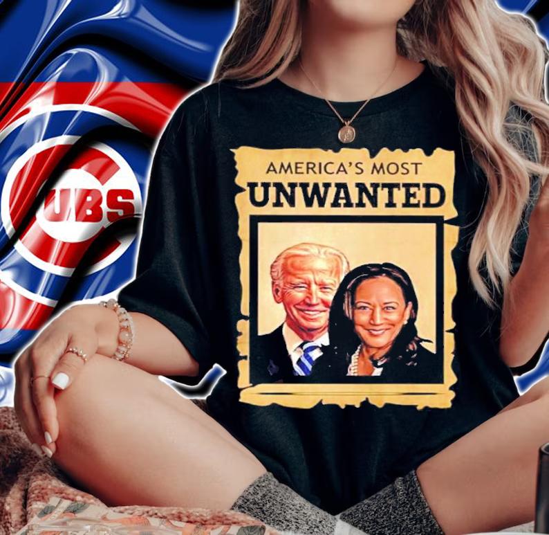 Joe Biden And Harris America's Most Unwanted Shirt t-shirt woman shirt