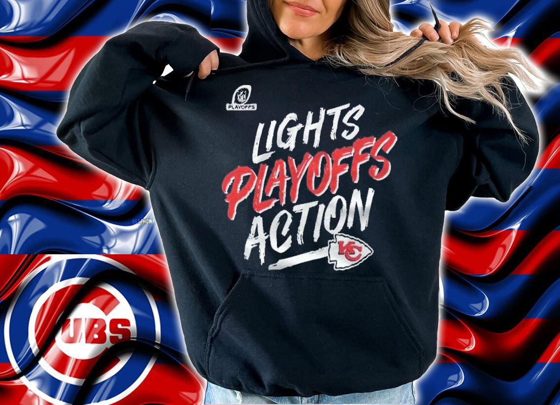 Lights Playoffs Action Kansas City Chiefs football 2021 T-hirt t-shirt hoodie