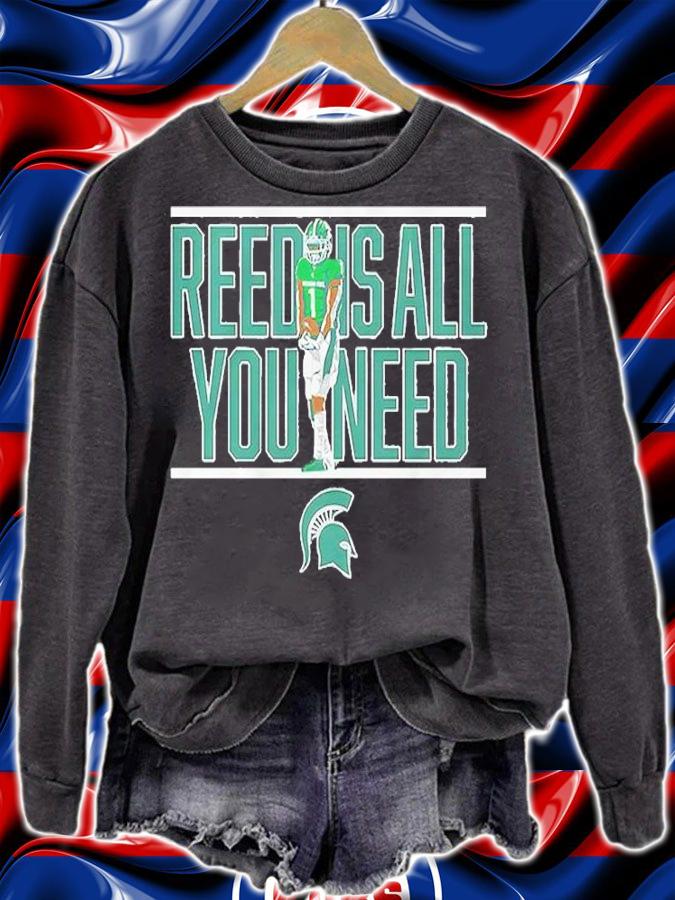 Michigan State Jayden Reed Is All You Need Shirt t-shirt sweatshirt