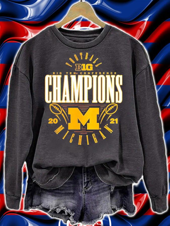Michigan Wolverines 2021 Big Ten Football Conference Champions Shirt t-shirt sweatshirt