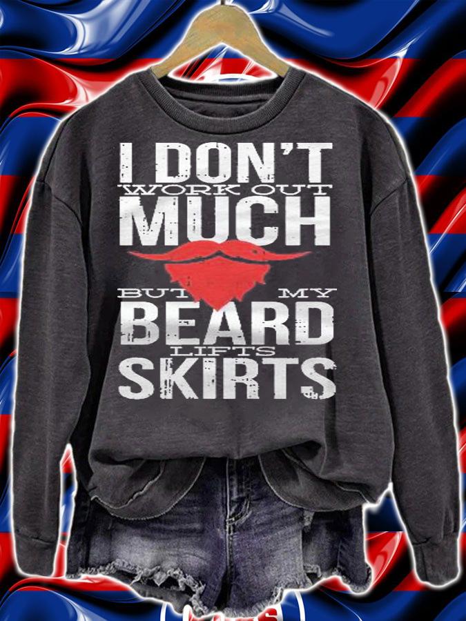 My Beard Lifts Skirts Costume Funny Easy Halloween Gift Shirt t-shirt sweatshirt